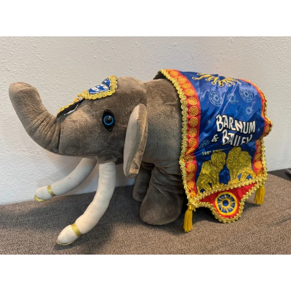 Ringling Bros. & Barnum & Bailey 144th Edition Circus Elephant Stuffed Plush Toy